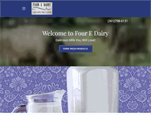 Tablet Screenshot of fouredairy.com